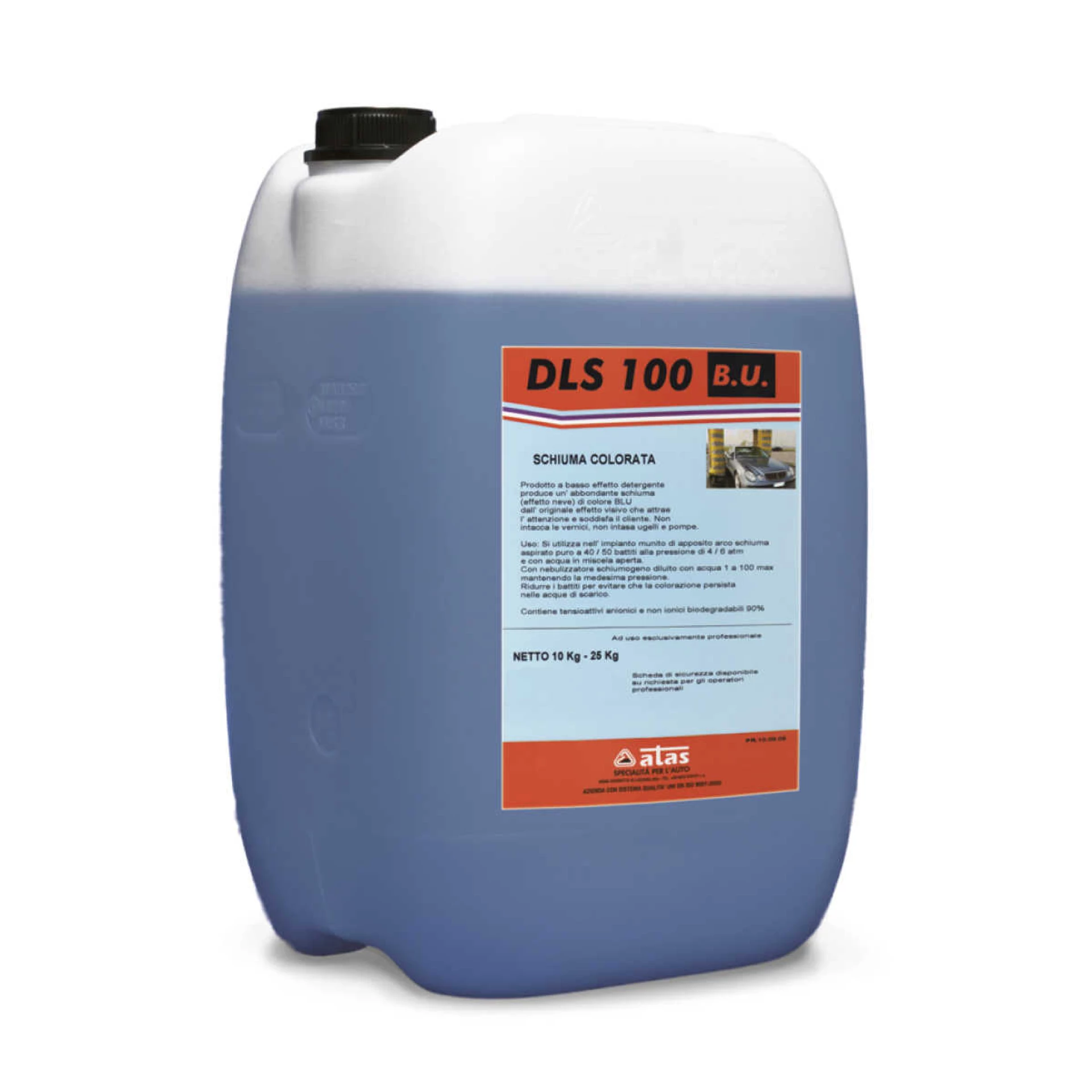 Aktivna pjena Atas DLS 100 RO šampon za beskontaktno pranje (crvena) 1/10kg
