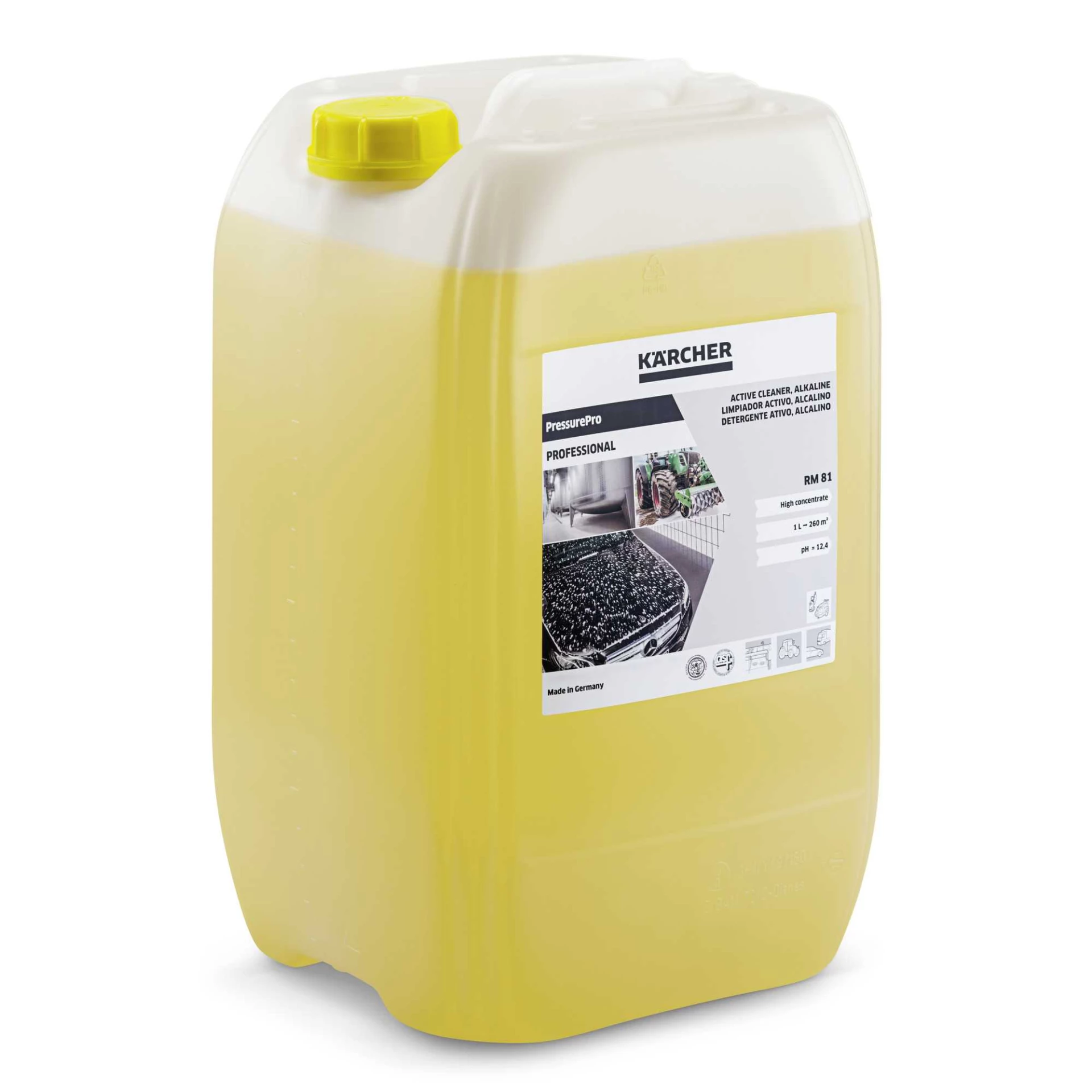 Aktivno alkalno sredstvo za čišćenje RM 81, ne sadrži NTA