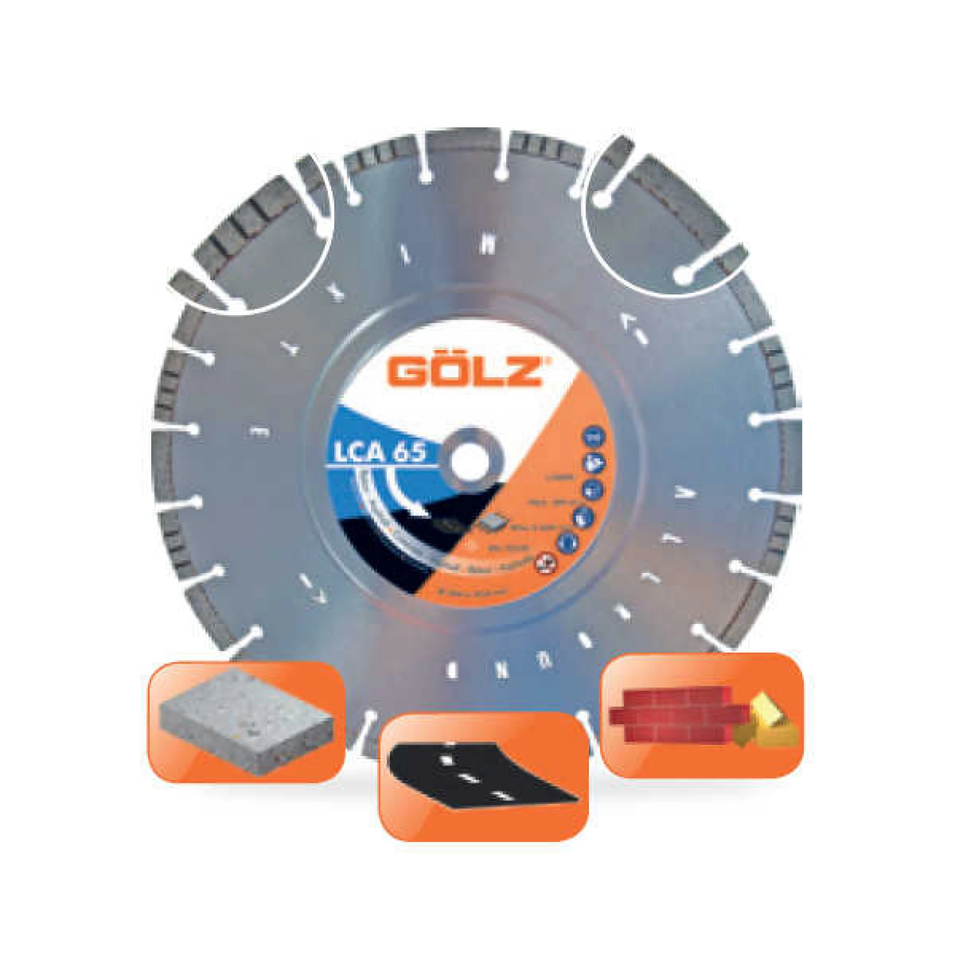 DIJAMANTNA ploča KOMBINOVANA - GOLZ LCA 65 350mmx25,4mm 25033 (LCA 65) - Slika 2