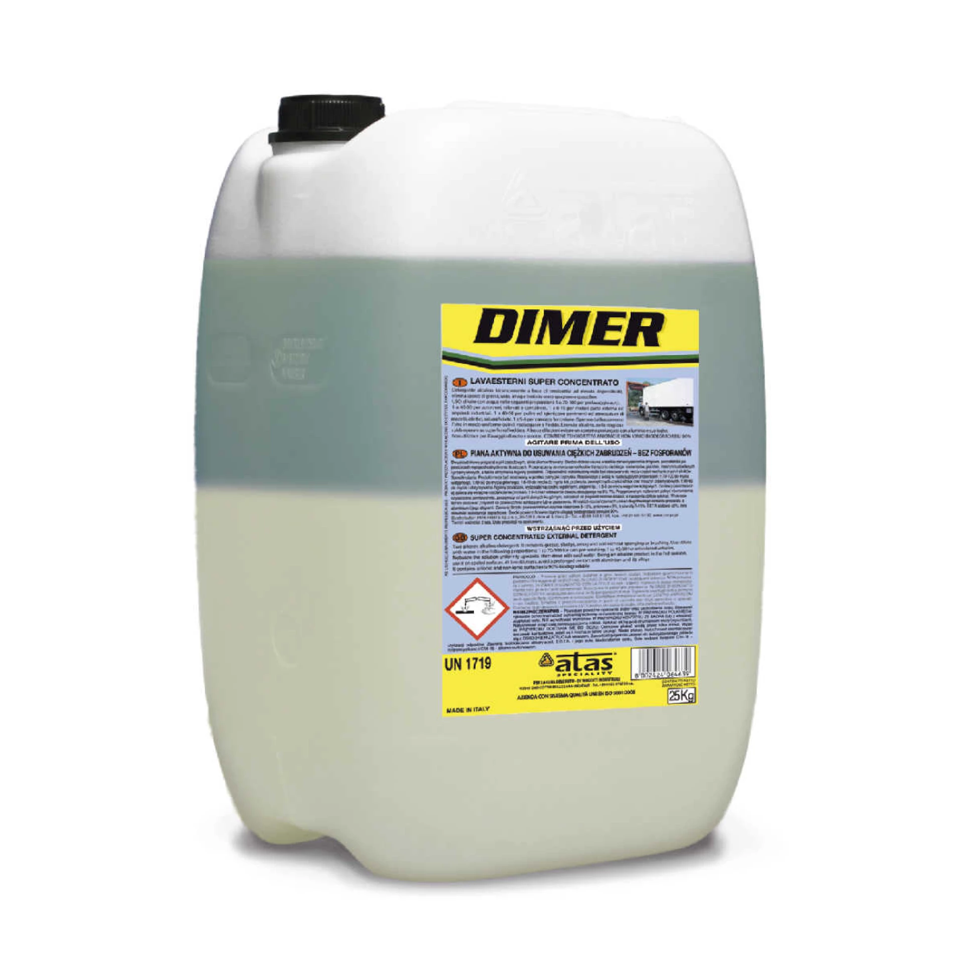 DIMER 25kg dvokomponentni šampon ATAS za beskontaktno pranje vozila