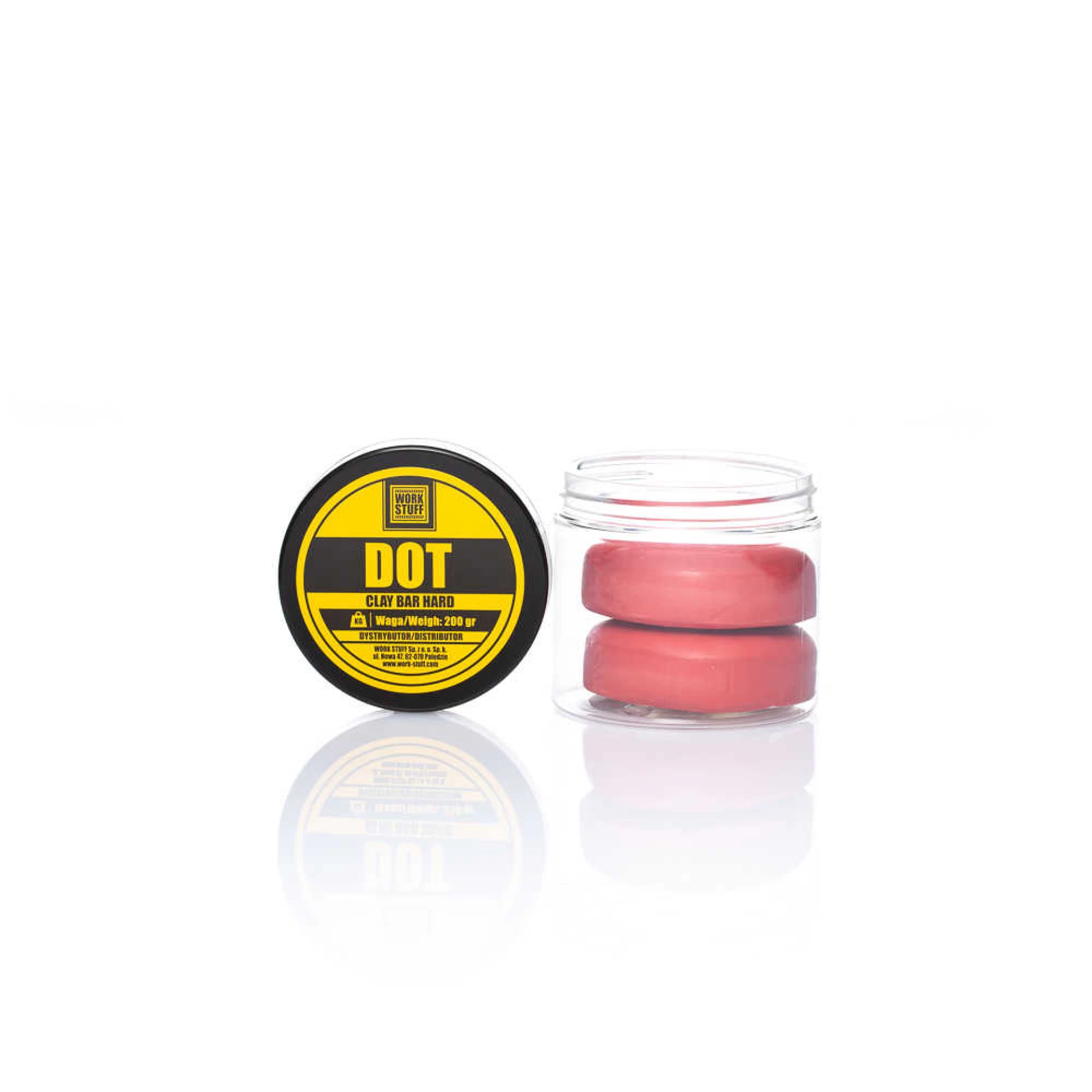 Glina za dekontaminaciju DOT Hard Clay Bar 200g + Kutija