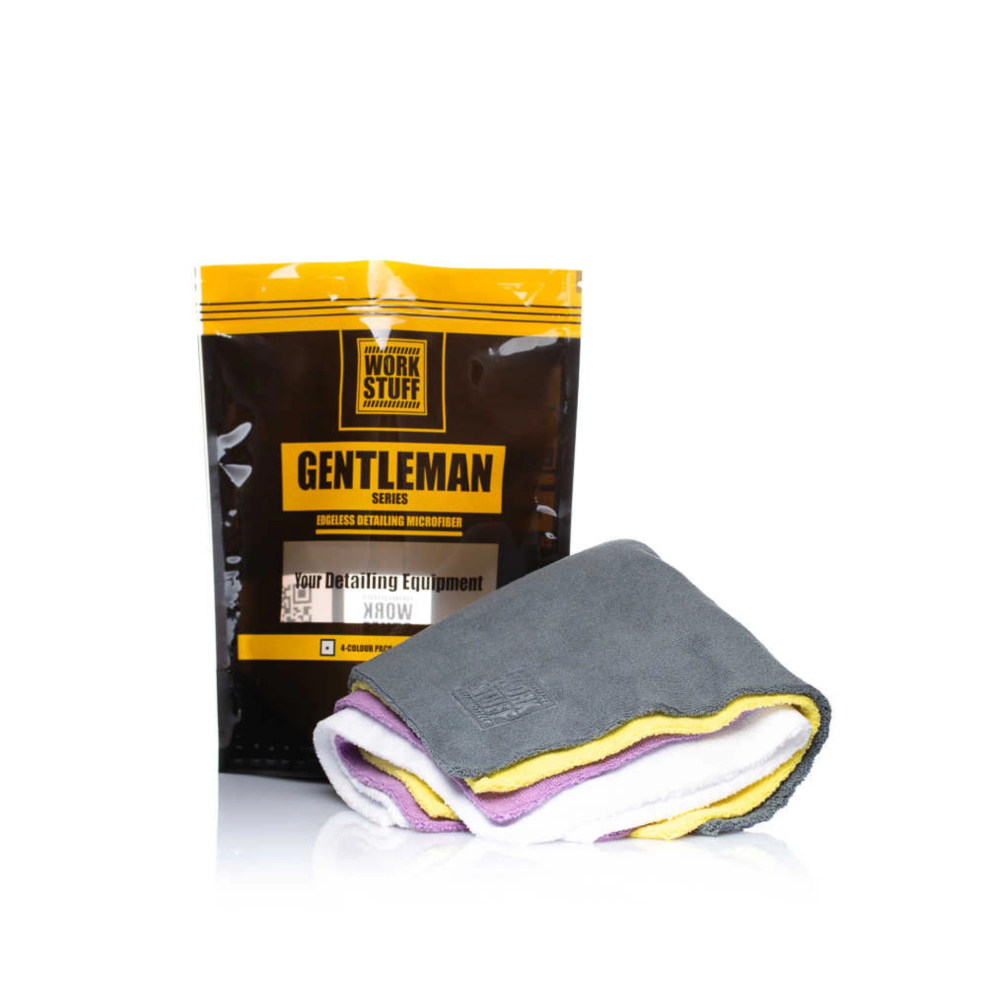 Krpe Gentleman Basic 4x Color Pack (Dark Grey, Yellow, White, Purple)