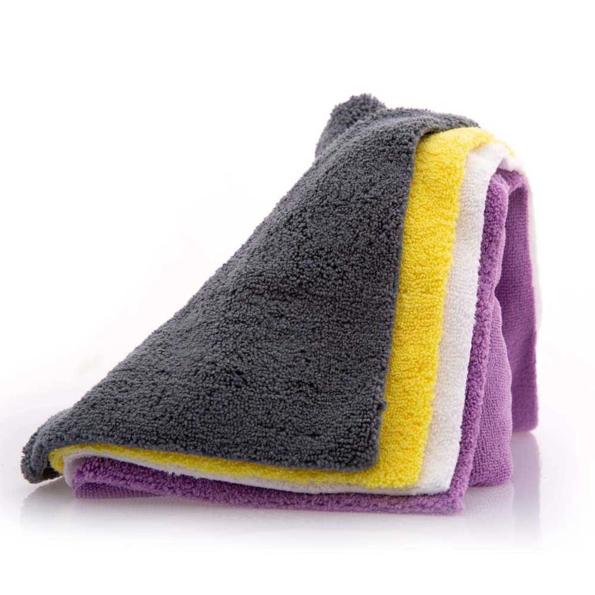 Krpe Gentleman Basic 4x Color Pack (Dark Grey, Yellow, White, Purple) - Slika 2
