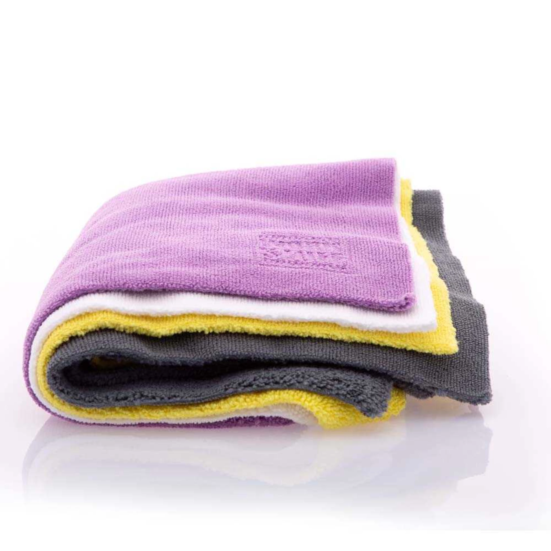 Krpe Gentleman Basic 4x Color Pack (Dark Grey, Yellow, White, Purple) - Slika 3