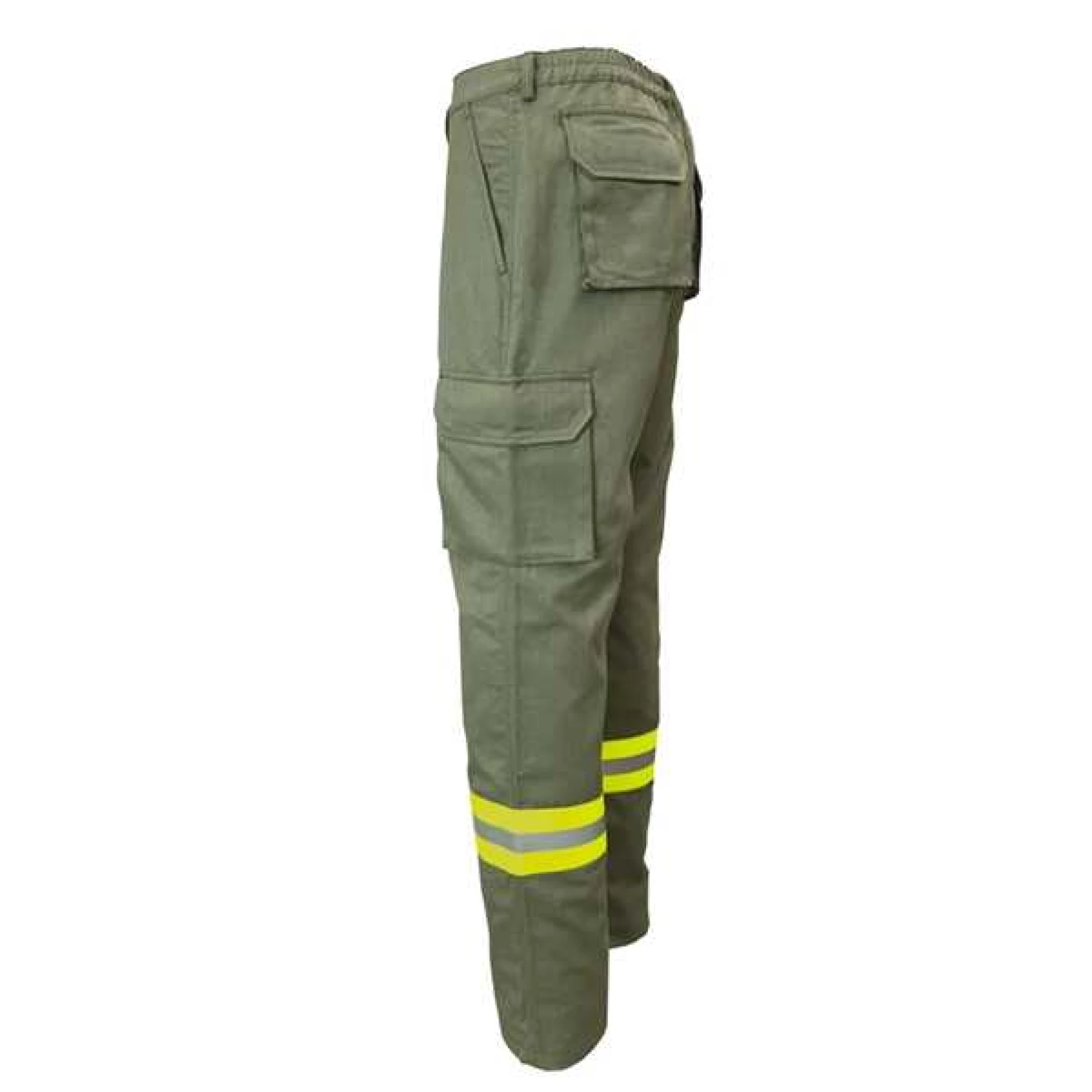 VATROGASNE HLAČE ZA ZAŠTITU OD ŠUMSKOG POŽARA 2c - ZELENE - Slika 4